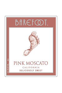 Barefoot Rosé Wine - Pink Moscato 2012 (California)