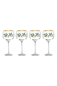 Lenox Holiday 4-Piece Wine Glass Set