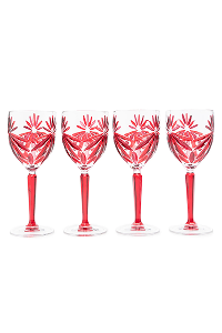 Les-Ottomans: Crystal wine glasses