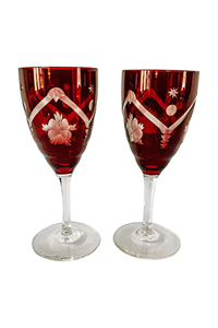 Vintage Wine Glasses