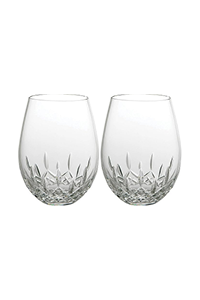 Waterford Giftology 40030536 Glass Set of 2, 22floz, Crystal, Lismore Nouveau Red Wine Set