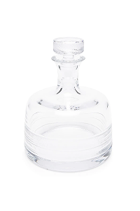 Herringbone detail decanter