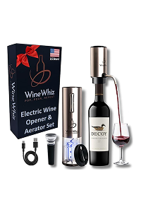 WineWhiz Electric Wine Aerator and Opener Set