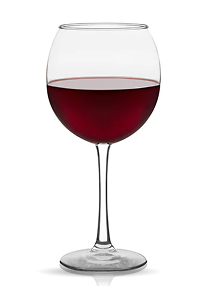 Libbey Vina Red Balloon Wine Glasses