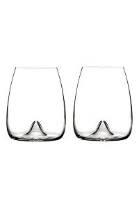 Elegance Stemless Wine, 16.5oz, Set of 2