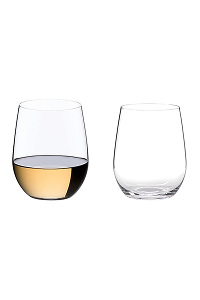 Riedel O Chardonnay/Viognier Stemless Wine Glasses Set of 2