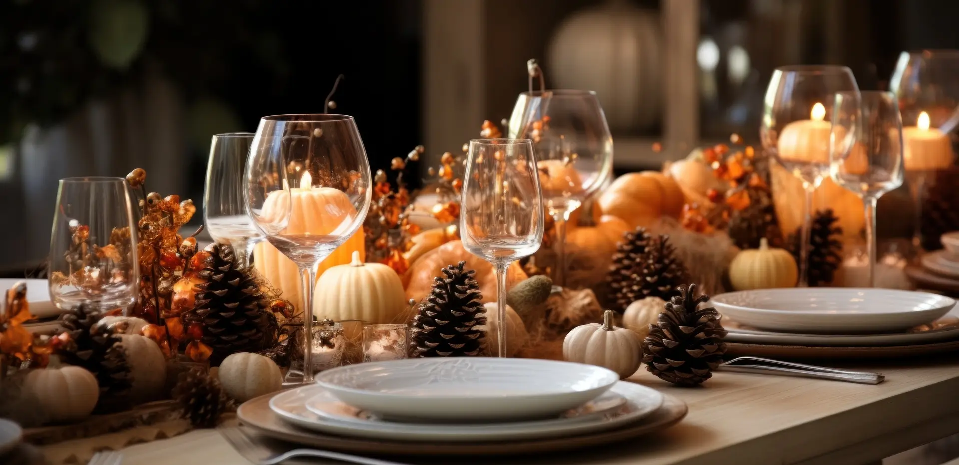 Thanksgiving wine glasses