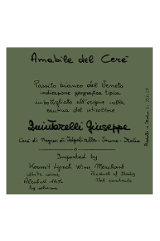 Amabile del Cere Passito Bianco 2017 – Giuseppe Quintarelli