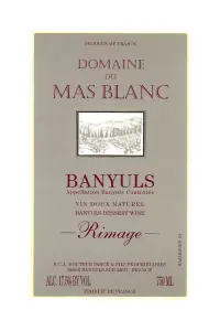 Banyuls Rimage – Domaine du Mas Blanc 2004