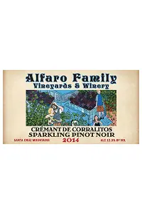 Crémant de Corralitos Sparkling Pinot Noir 2014 – Alfaro Family