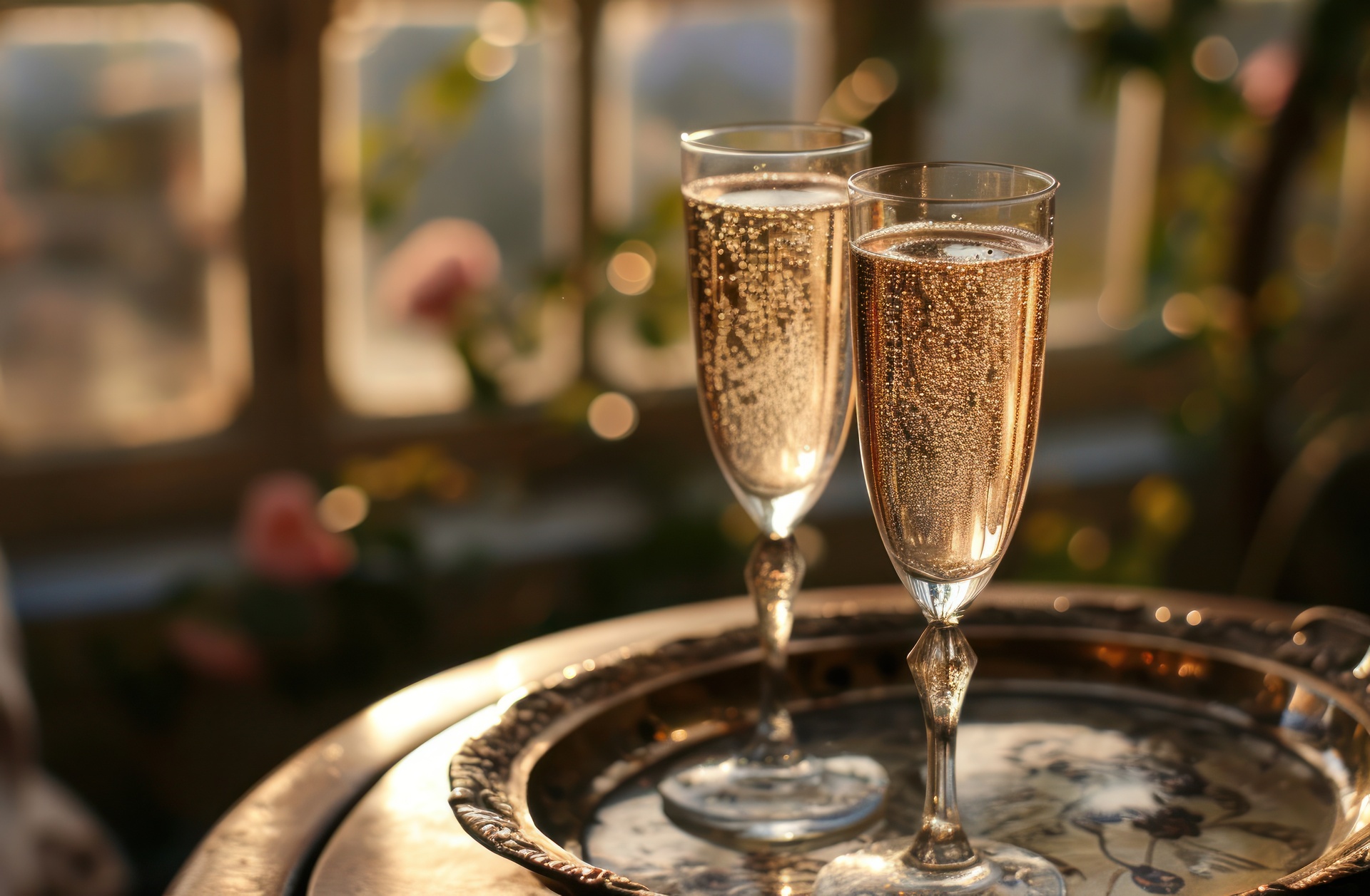 Crystal Champagne Flutes