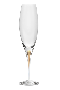 Orrefors Stemmed Champagne Flute Glasses, Set of 2