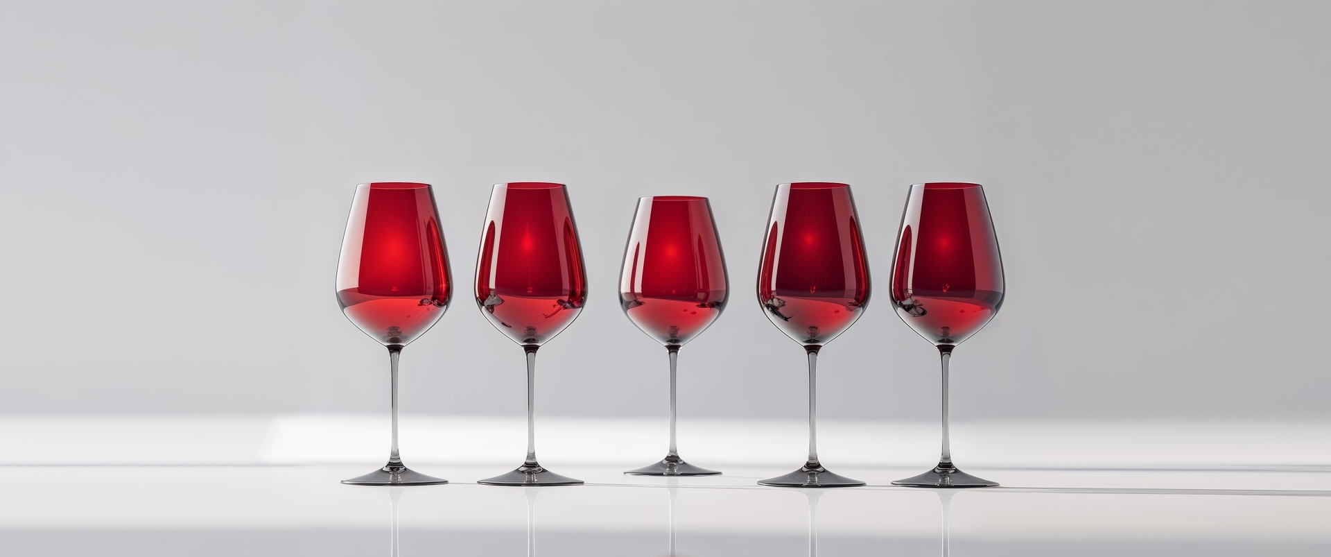red wine glasses
