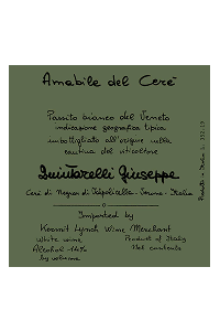 Amabile del Cere Passito Bianco – Giuseppe Quintarelli 2017