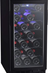 EdgeStar BWR301BL 15 Inch Wide 30 Bottle Built-In Wine Cooler with Slim Design