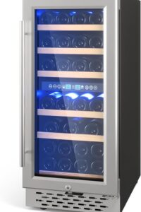 GarveeLife in Built Wine Cooler Fridge, holds 30 Bottles