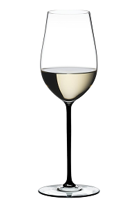 Riedel Fatto A Mano Riesling-Zinfandel Wine Glass, Black
