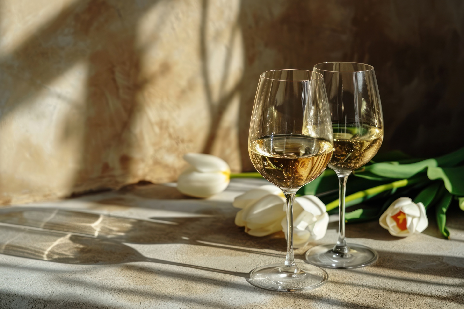 Tulip Champagne glasses