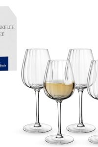 Villeroy & Boch Rose Garden White Wine Goblet, Set of 4