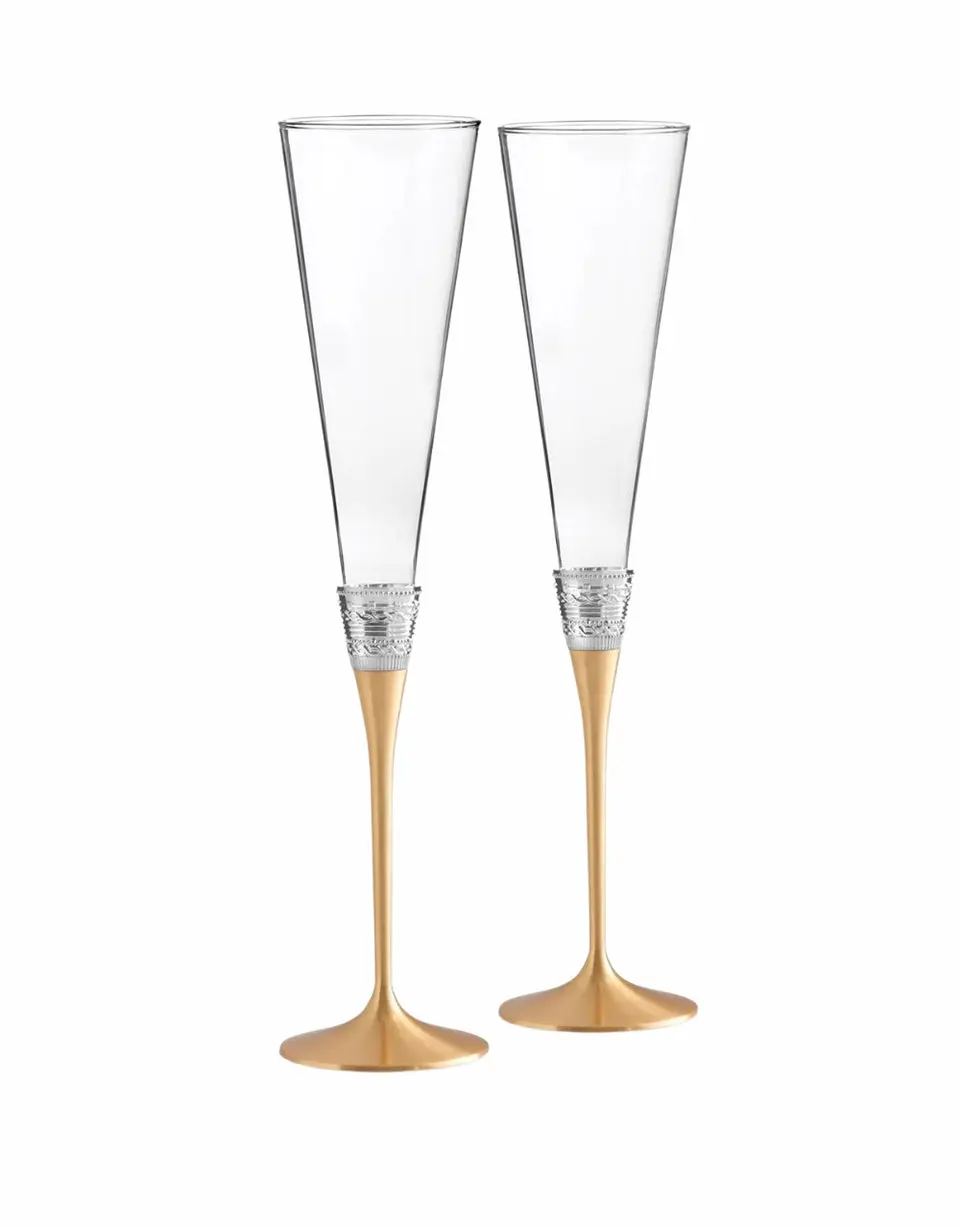 Vera Wang Gold Toasting Flute – Set of 2 