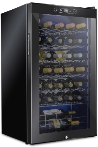 Schmecke 34 Bottle Compressor Wine Cooler Refrigerator