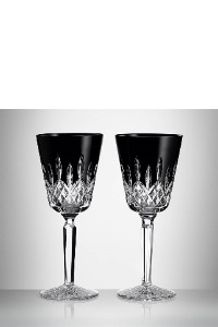 Waterford Lismore Black Medium Goblets