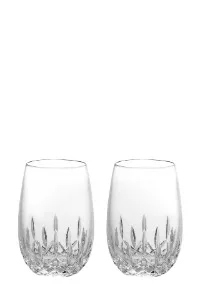 Waterford Lismore Essence Stemless White Wine Glasses, Set of 2