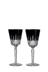 Waterford Lismore Black Large Goblet, Set of 2
