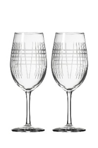 Rolf Glass Matchstick All Purpose Wine Glass, Set of 2 