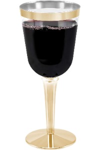 BloominGoods Disposable Wine Glasses For Parties, Set of 50