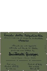 Giuseppe Quintarelli Recioto della Valpolicella Classico a Roberto 2007 – Italy