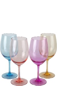 Lily’s Home Unbreakable Acrylic Wine Glasses, Set of 4