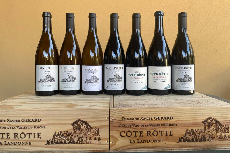 The northern Rhône granite, Syrah and steep slope