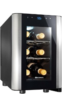 Wine Enthusiast 6 Bottle Countertop Wine Cooler